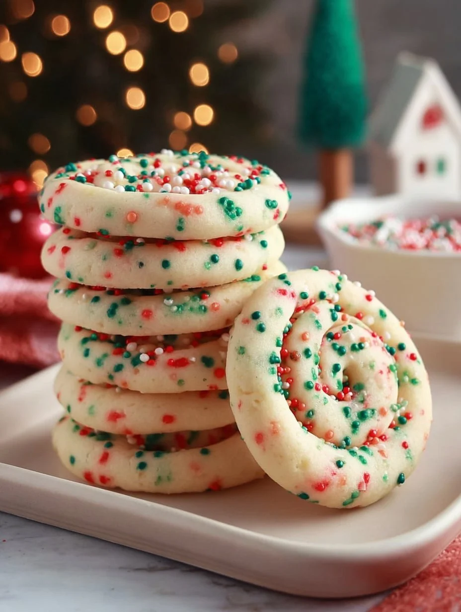 Delicious Christmas sugar cookies inspired by Crumbl recipe.
