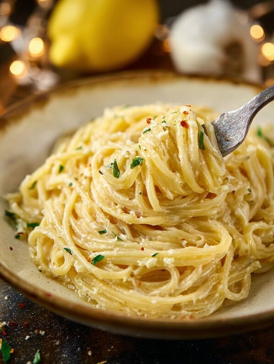 Lemon Garlic Pasta