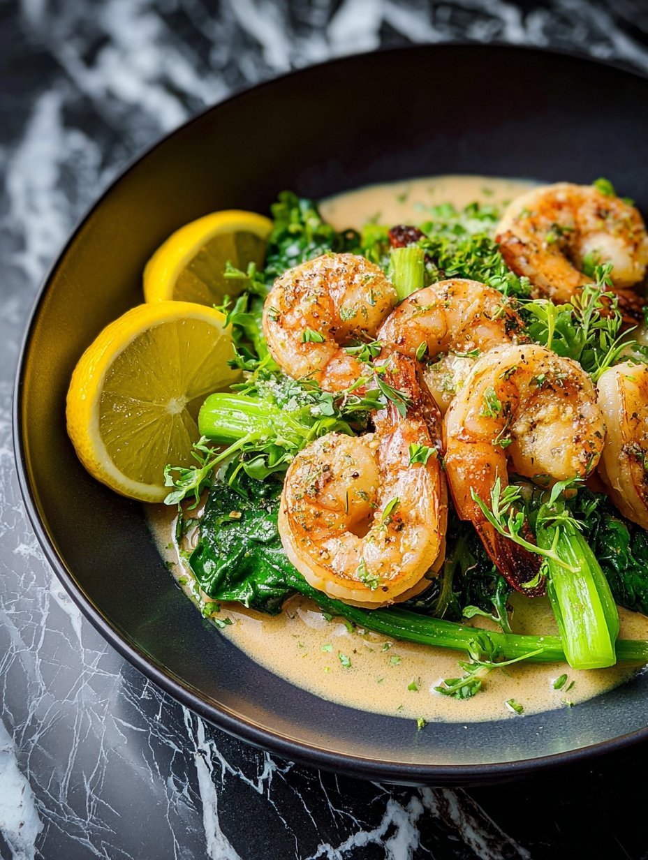 Creamy Lemon Shrimp