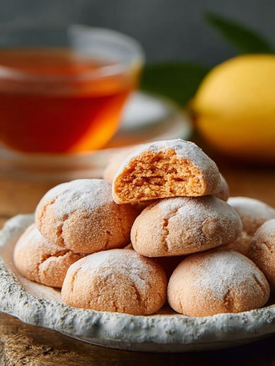 Irresistible Thai Tea Mochi Cookies
