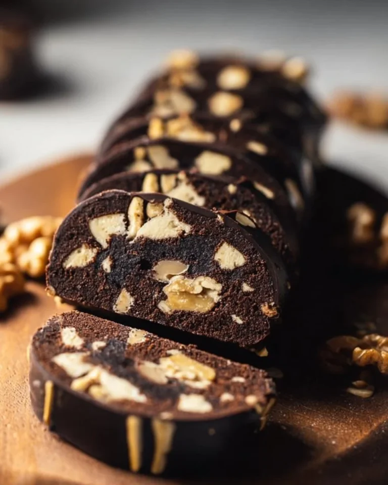 Delicious Chocolate Walnut Shortbread Cookies on a baking sheet