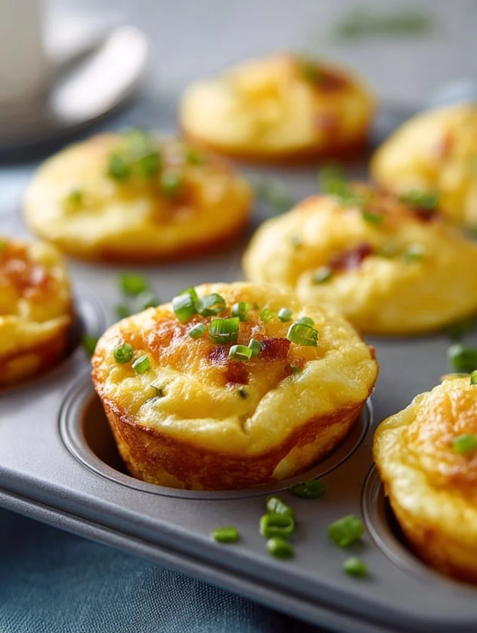 Homemade copycat Starbucks egg bites served on a plate