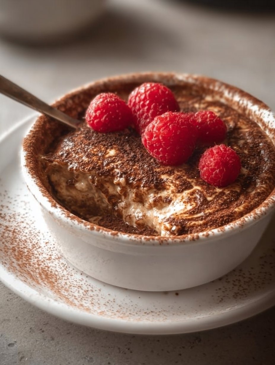 Mocha Tiramisu Baked Oats