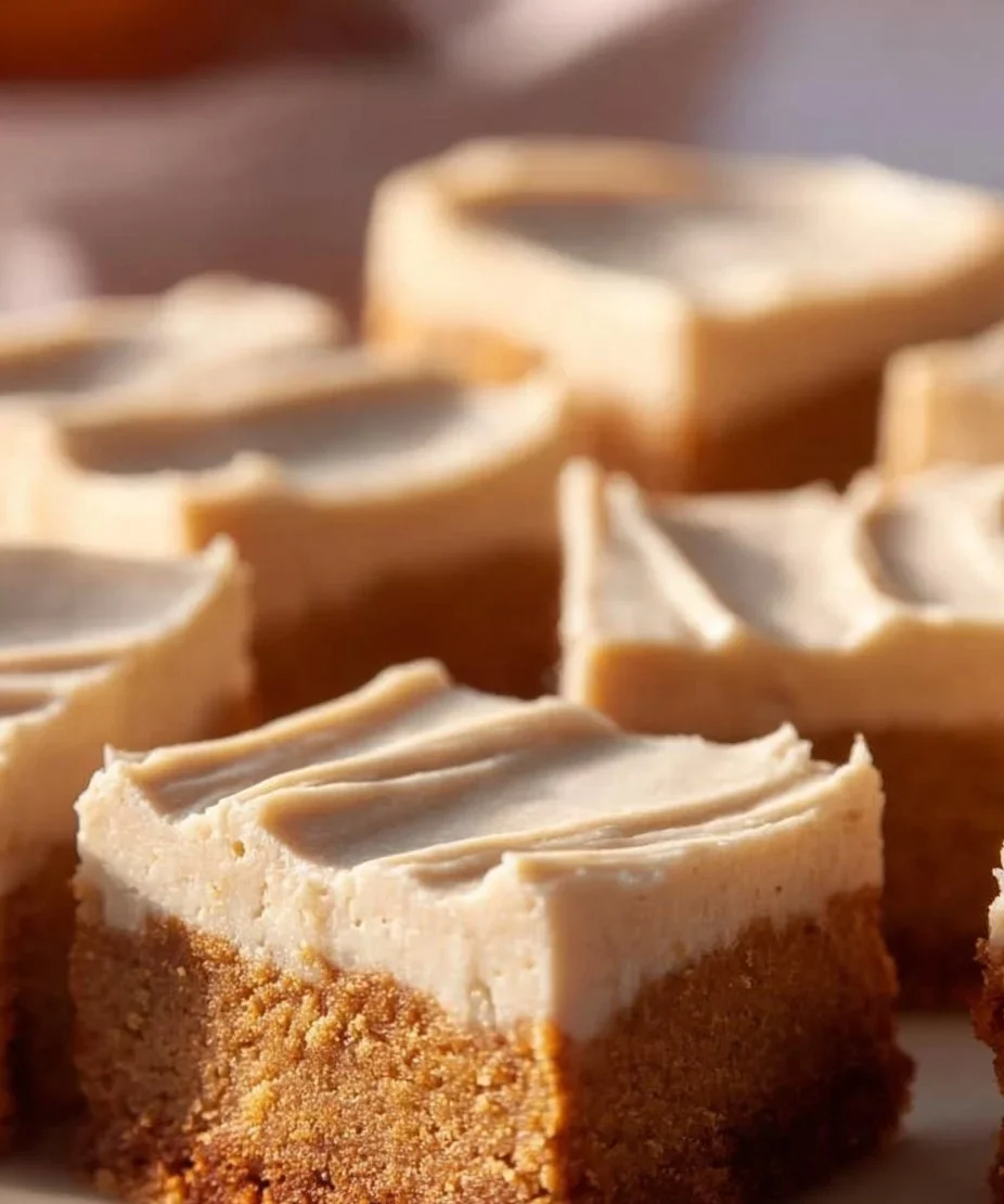Delicious gingerbread brownies topped with holiday decorations