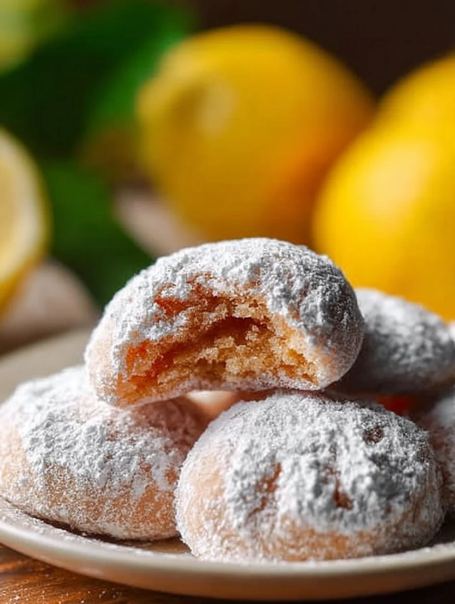 Plate of irresistible Thai Tea Mochi Cookies with vibrant colors