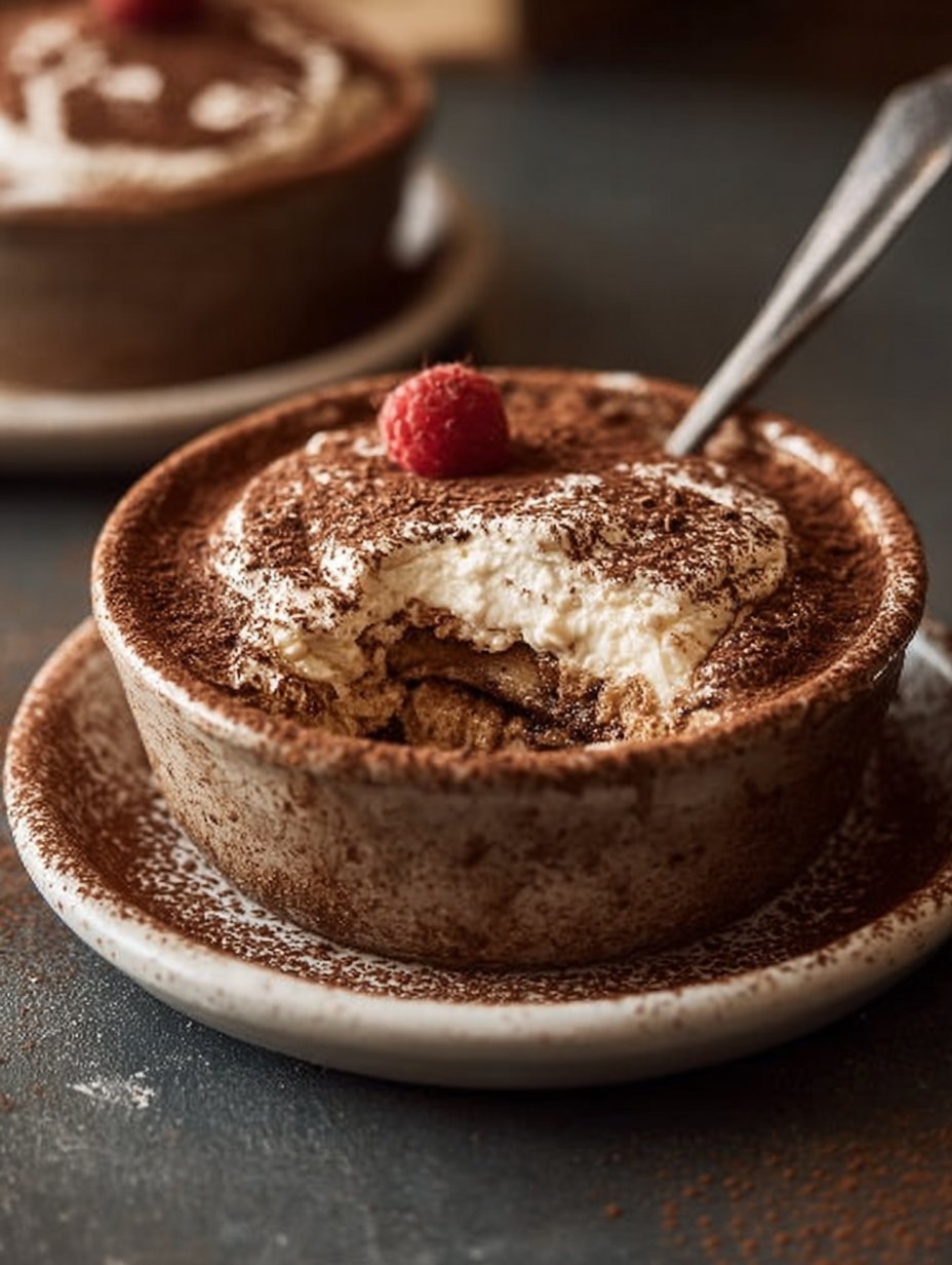 Mocha Tiramisu Baked Oats