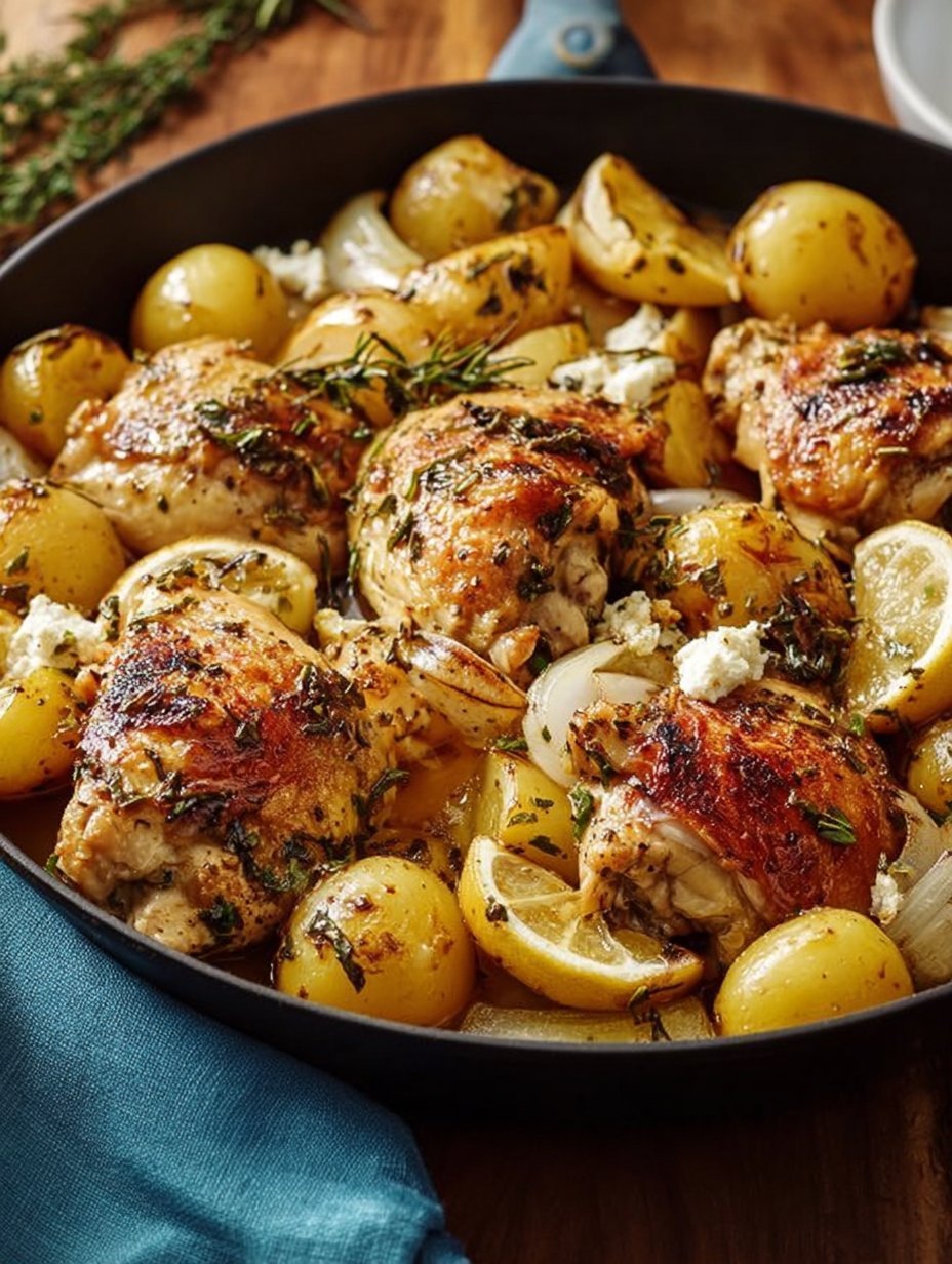 Greek Lemon Chicken and Potatoes