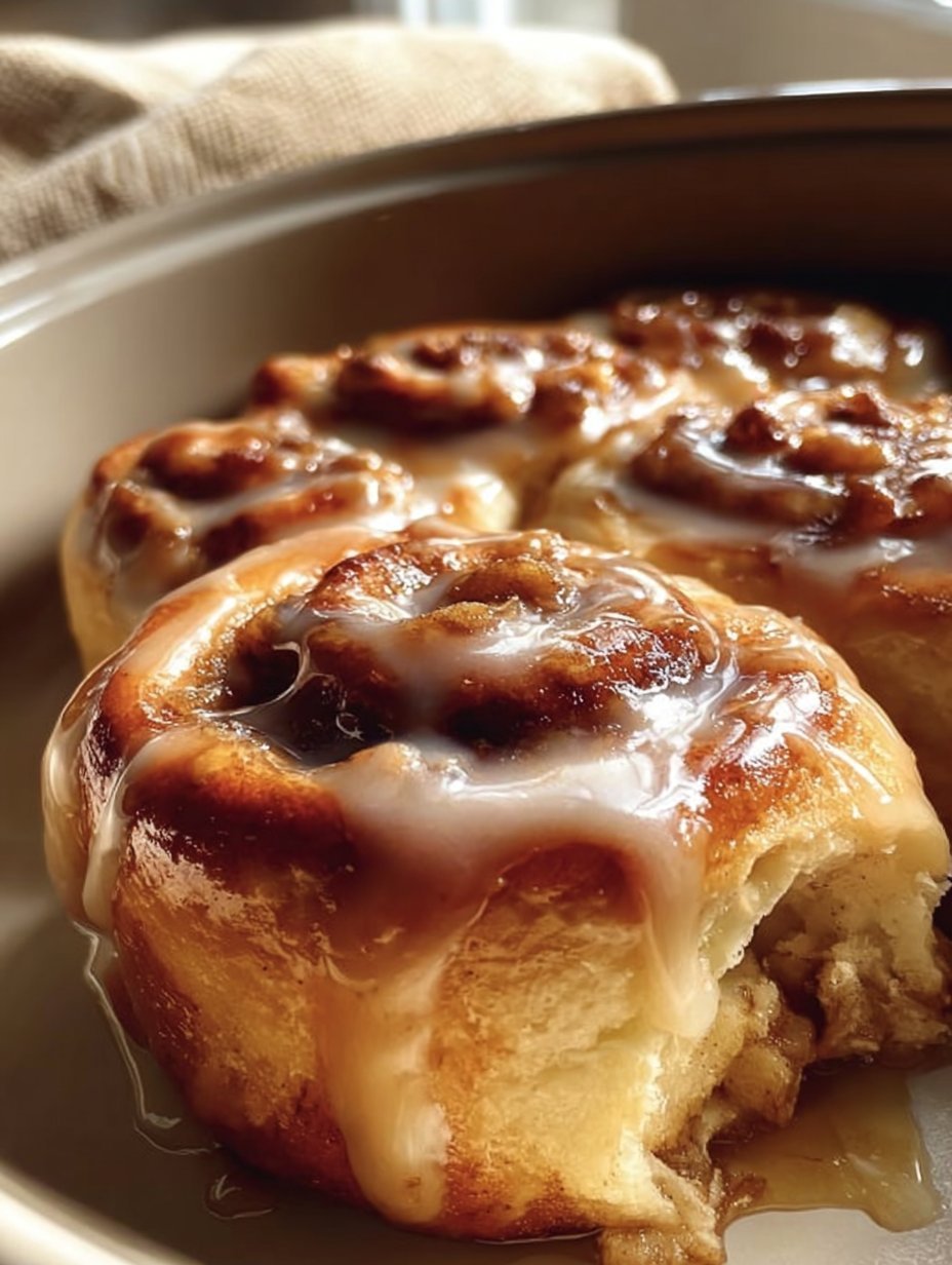 Heavenly Apple Cinnamon Rolls with Brown Butter Maple Icing