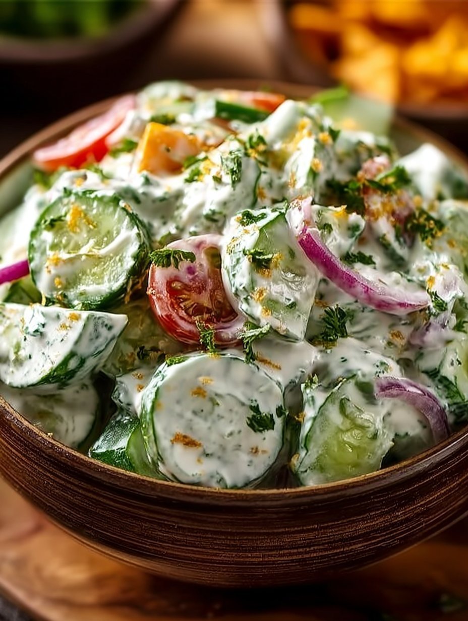 Cucumber Ranch Crack Salad