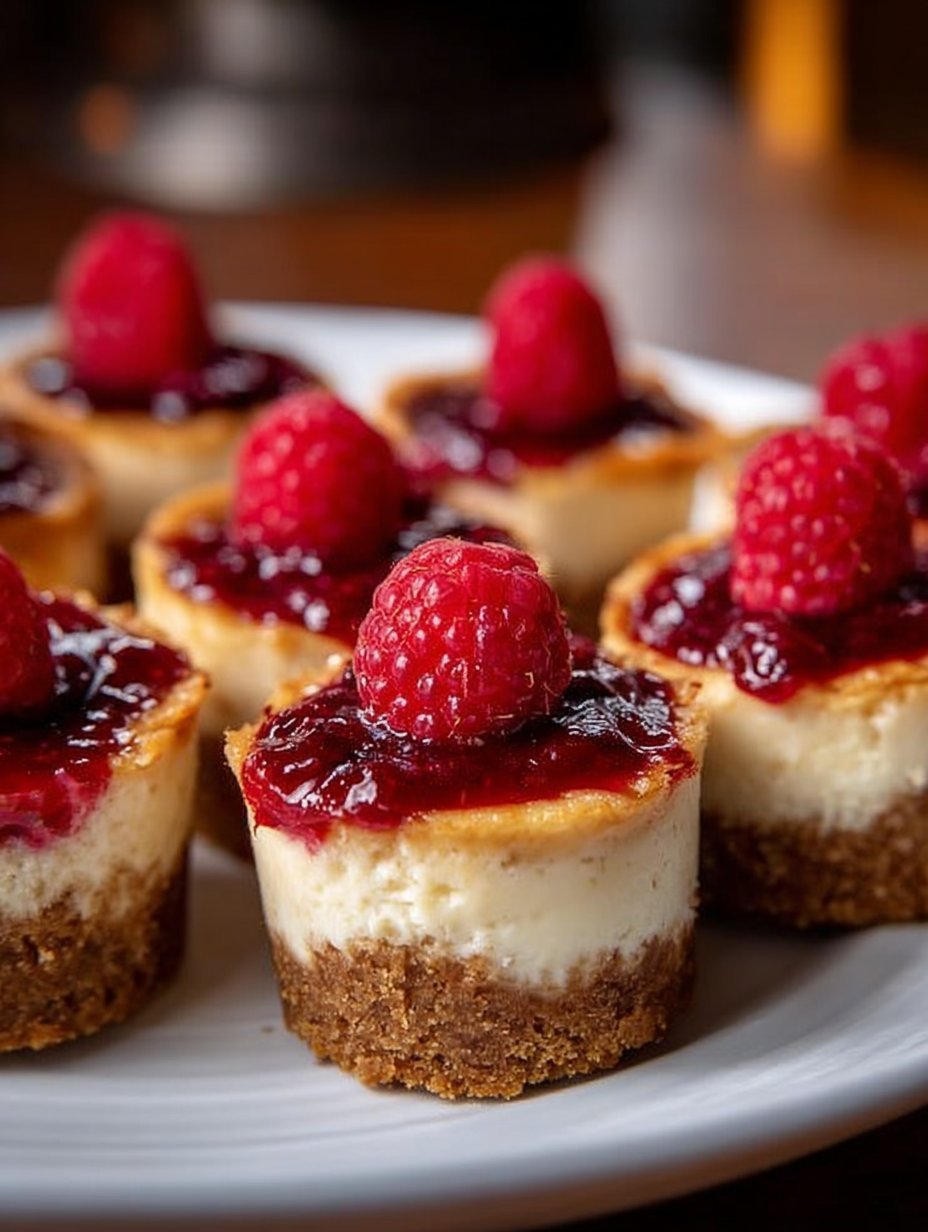 Mini Vegan Baked Cheesecakes