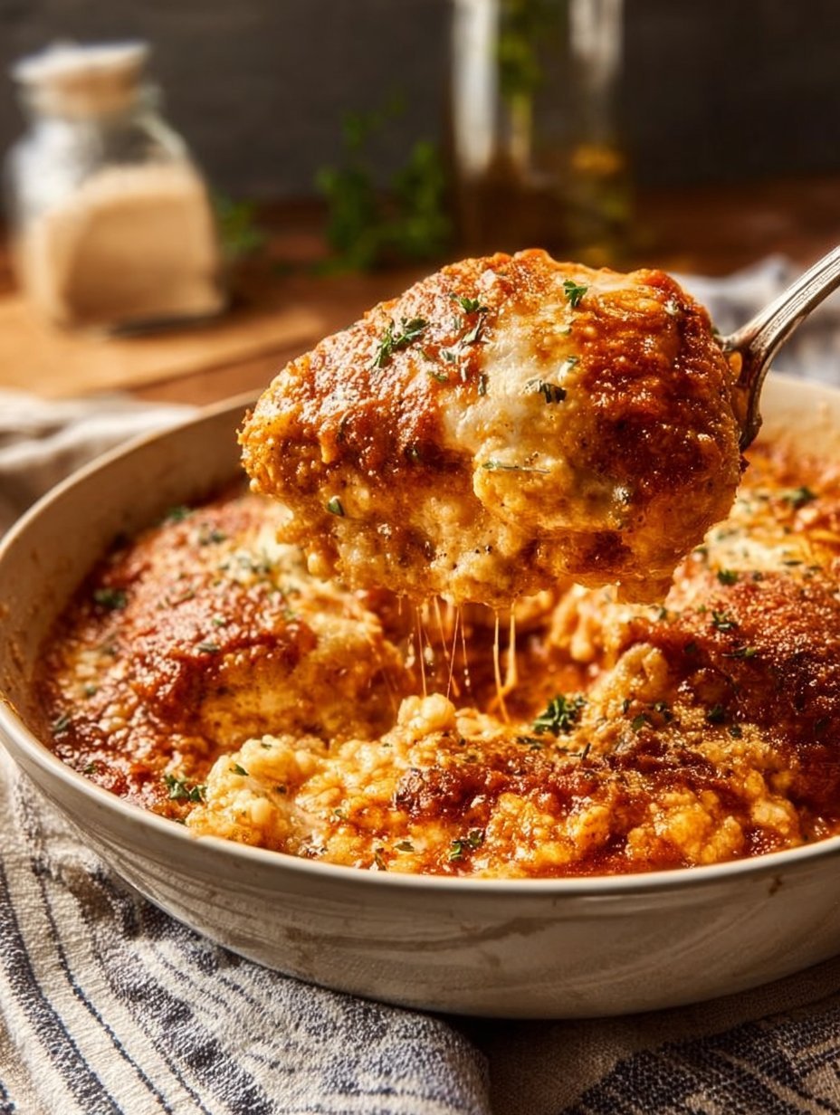 Cottage Cheese Chicken Parmesan Bowl