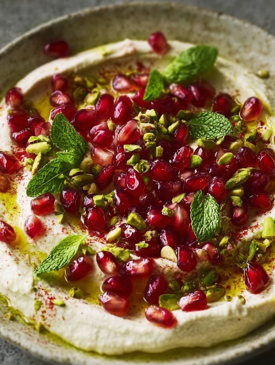 Pomegranate Pistachio Whipped Feta