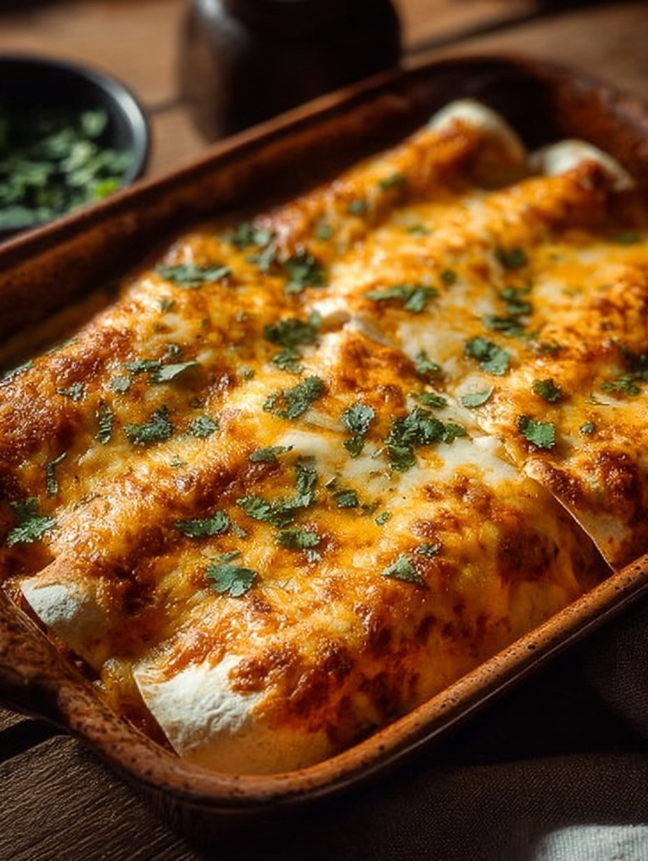Creamy Chicken Enchiladas