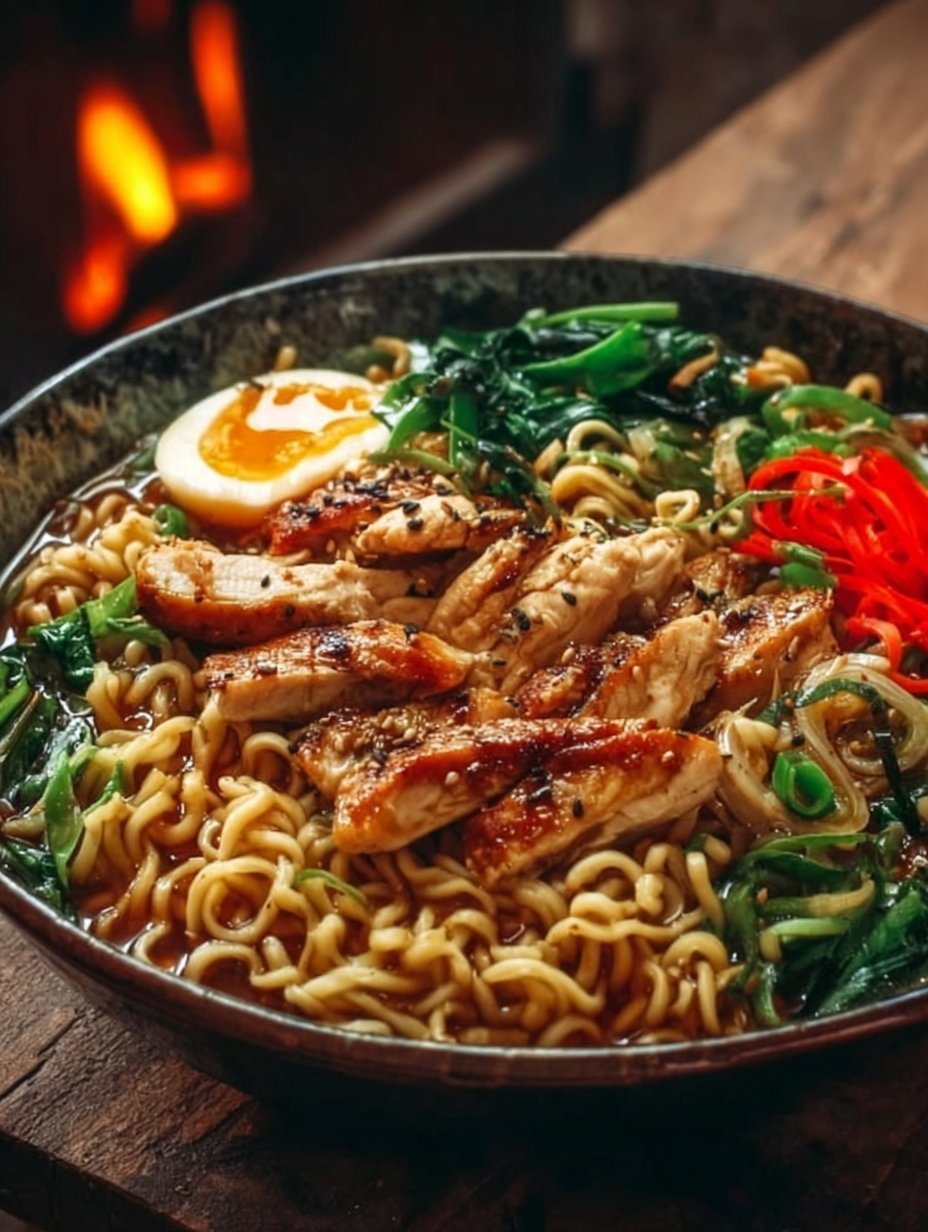 Perfect Chicken Ramen Stir Fry