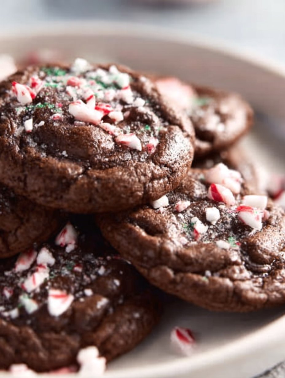 Chocolate Peppermint Cookies