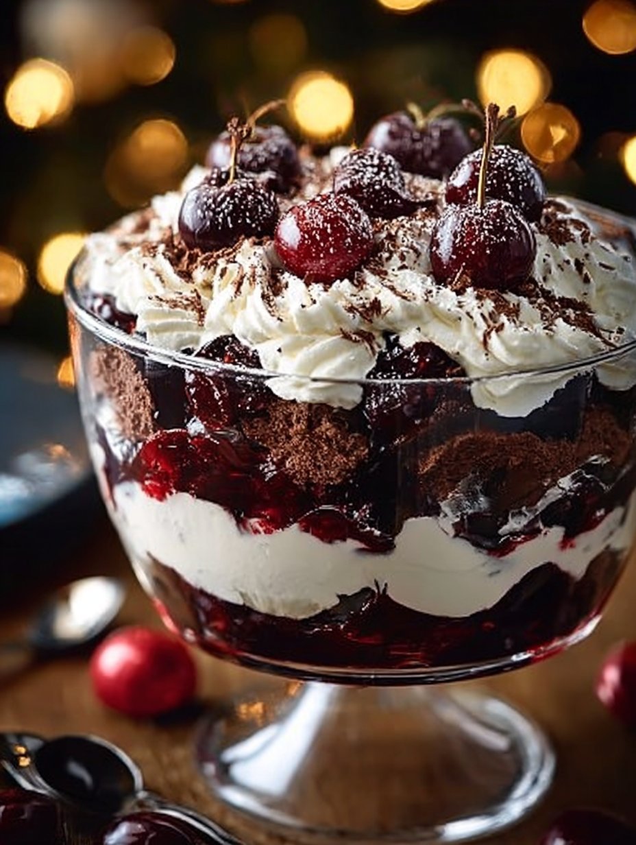 Festive Black Forest Trifle