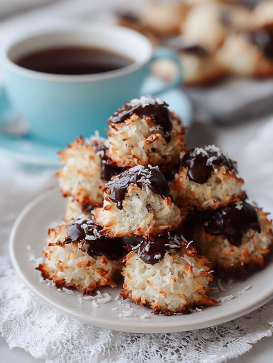Chocolate Chip Coconut Macaroons