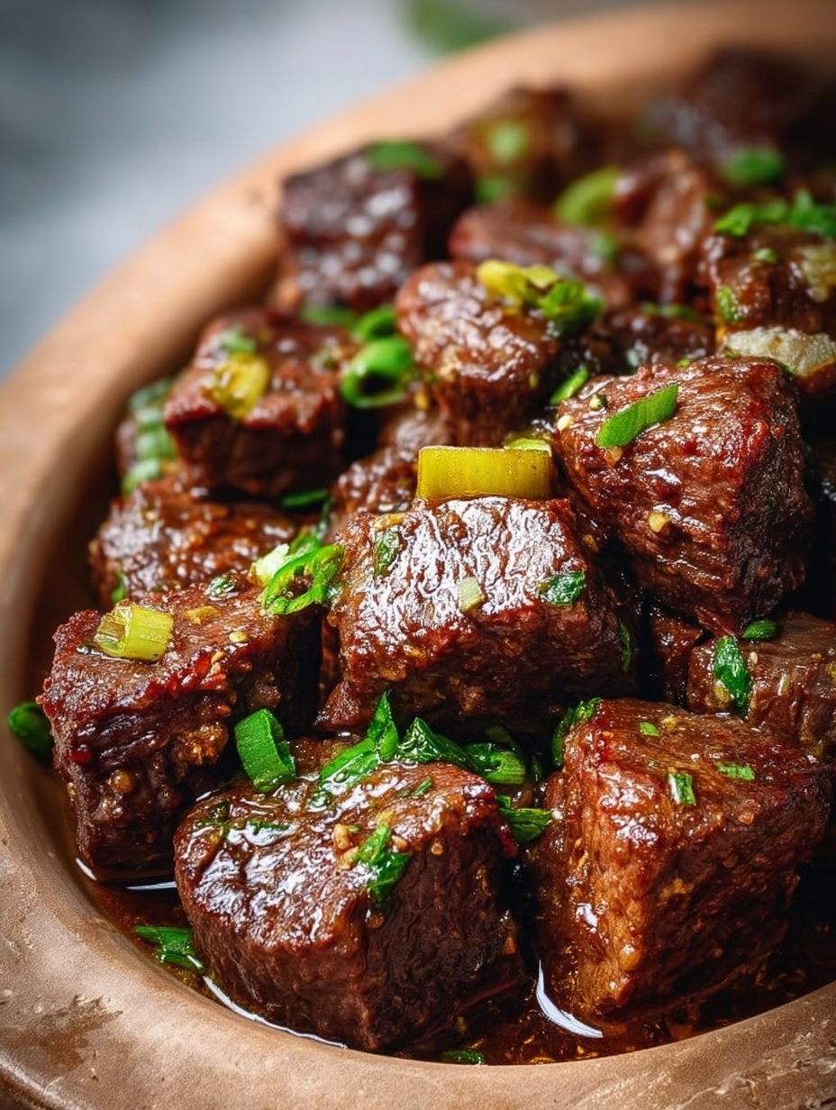 Crockpot Mississippi Steak Bites