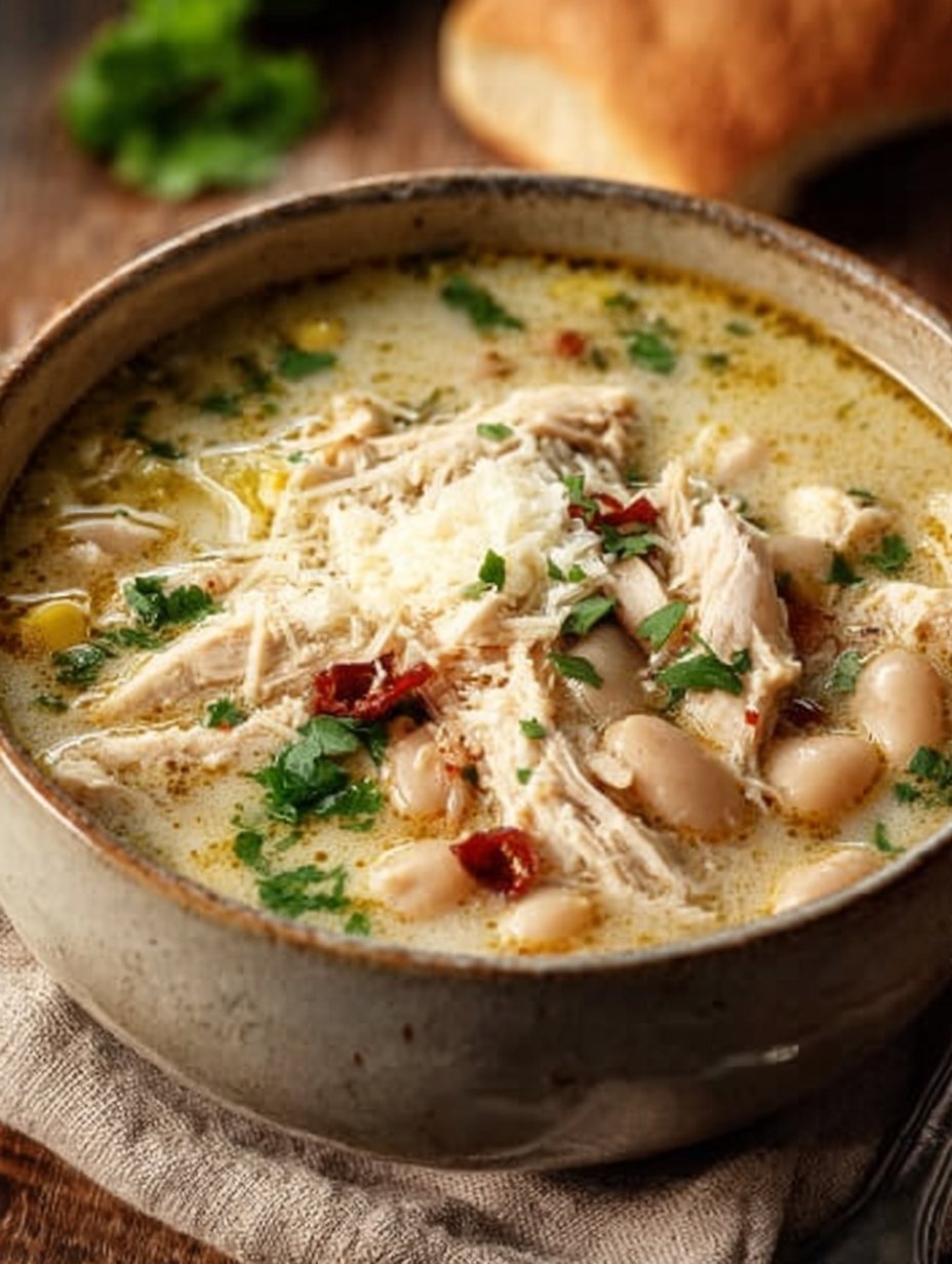 Creamy Keto White Chicken Chili Ultimate