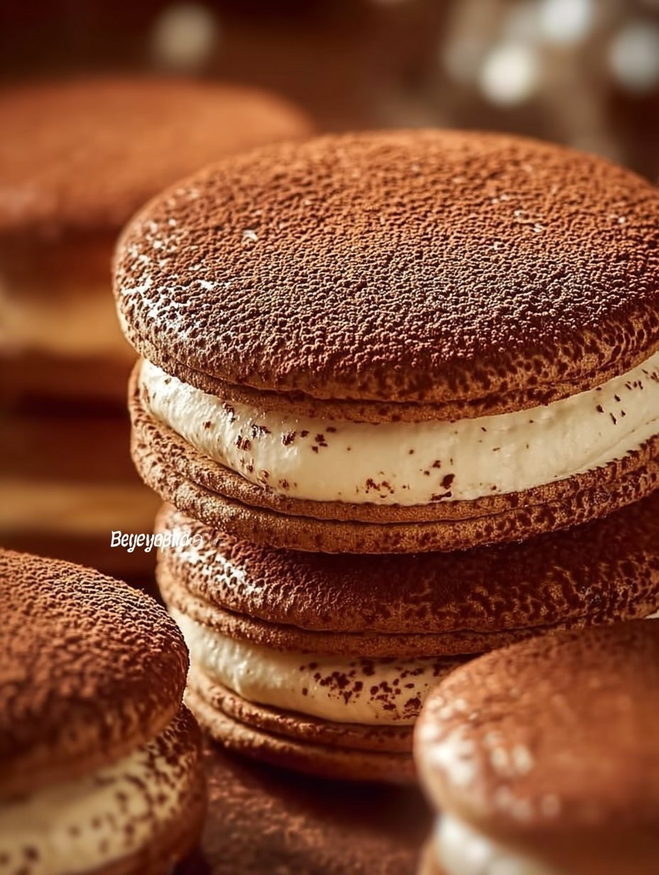 Irresistible Tiramisu Sandwich Cookies Recipe to Savor