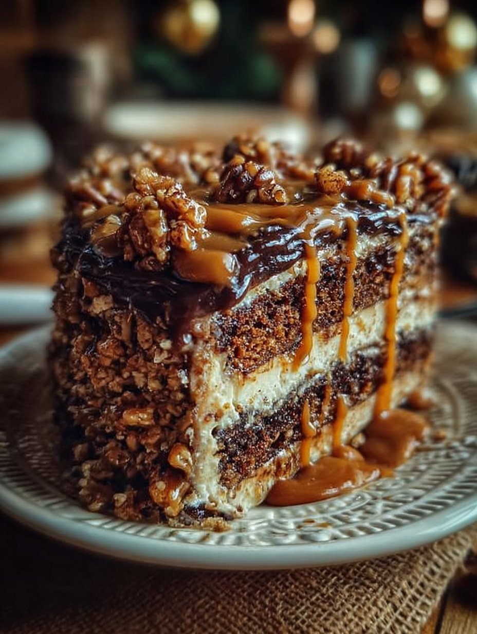 Christmas Toffee Crunch Cake