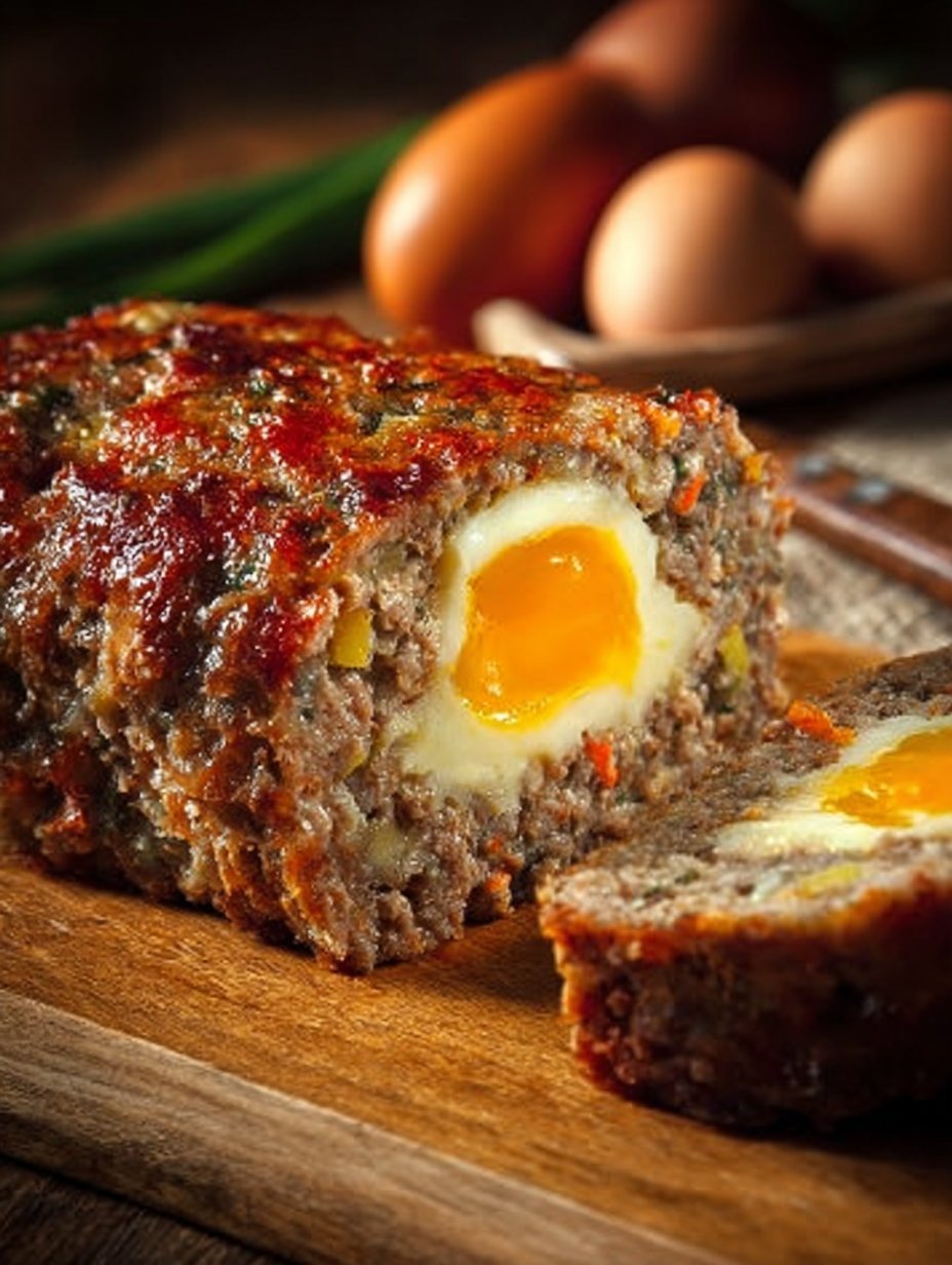 Egg Stuffed Meatloaf