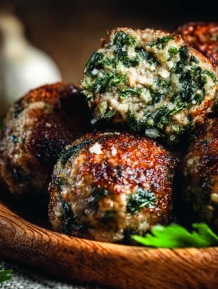 Spinach Garlic Meatballs Recipe Everyone Will Love