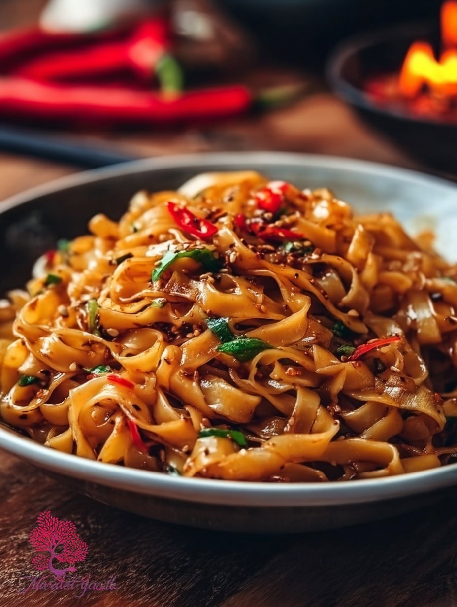 Spicy Garlic Chili Noodles