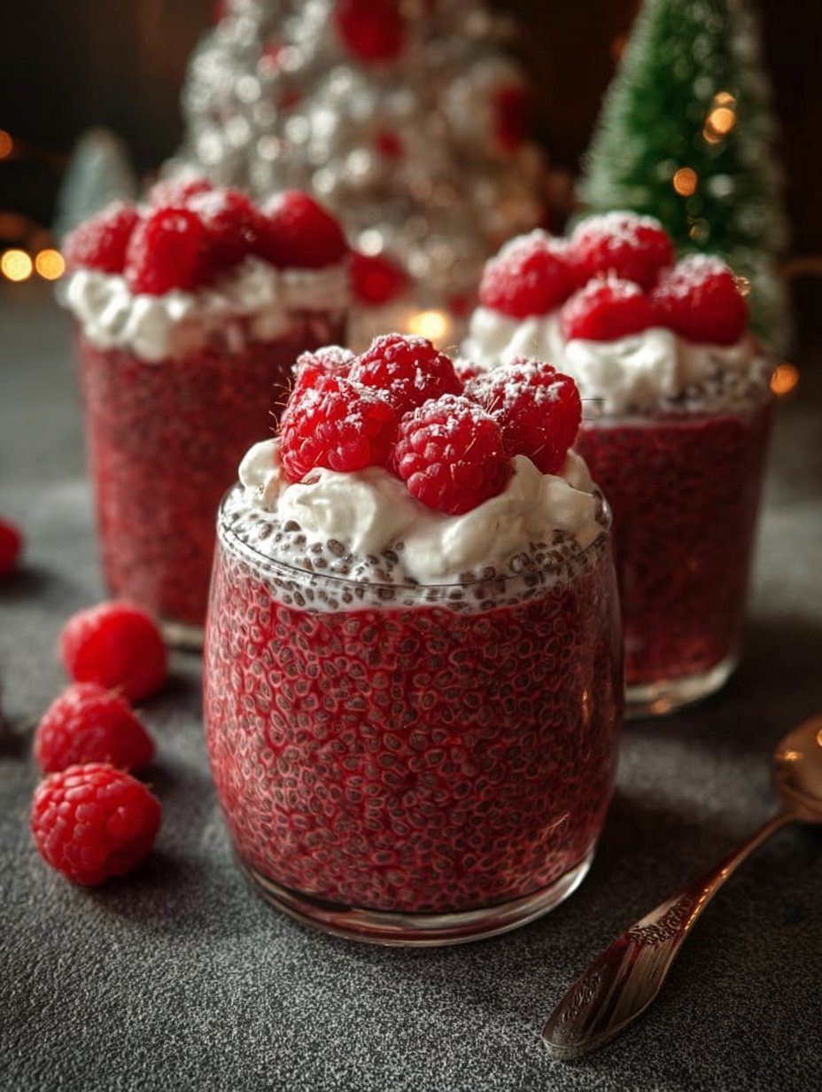 Raspberry Chia Seed Pudding