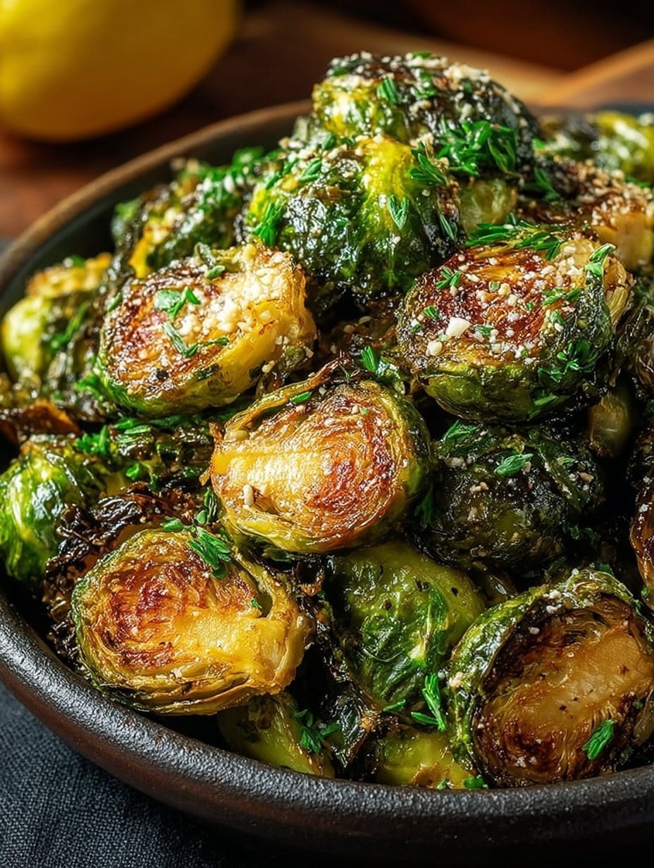 Delicious Garlic Butter Roasted Brussels Sprouts: A Flavorful Side Dish Recipe