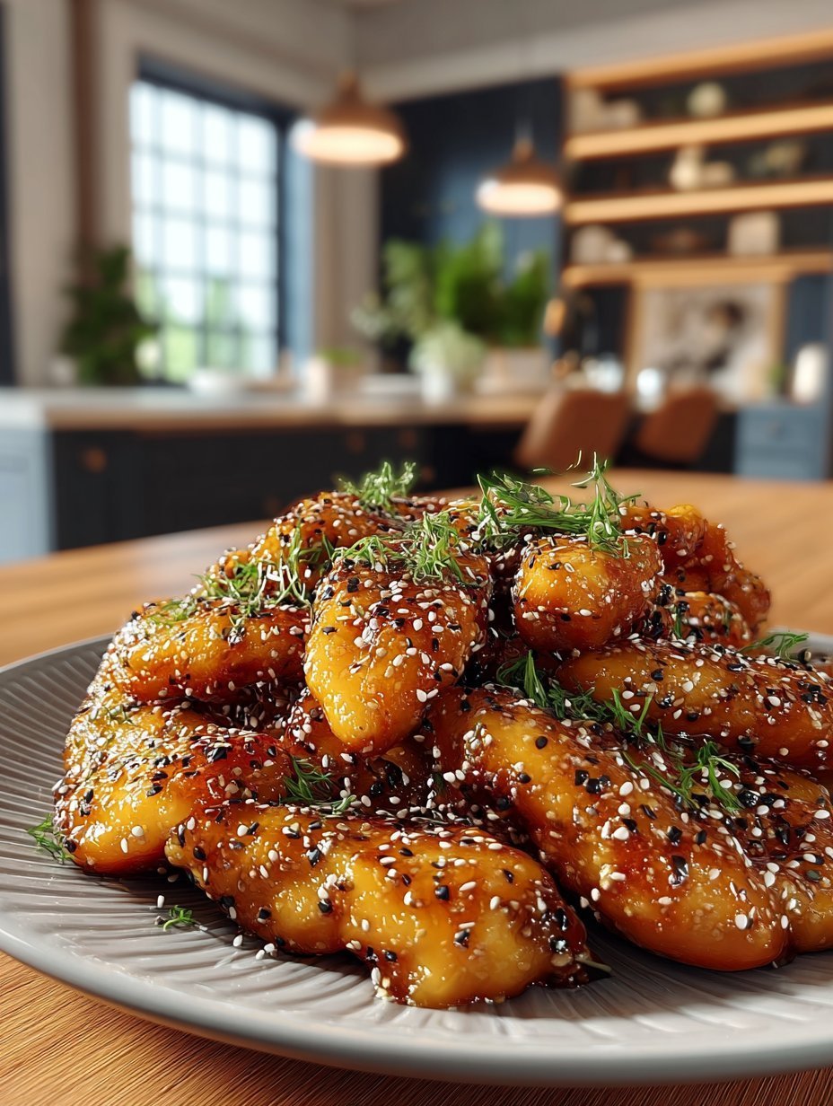 Air Fryer Honey Butter Garlic Chicken Tenders