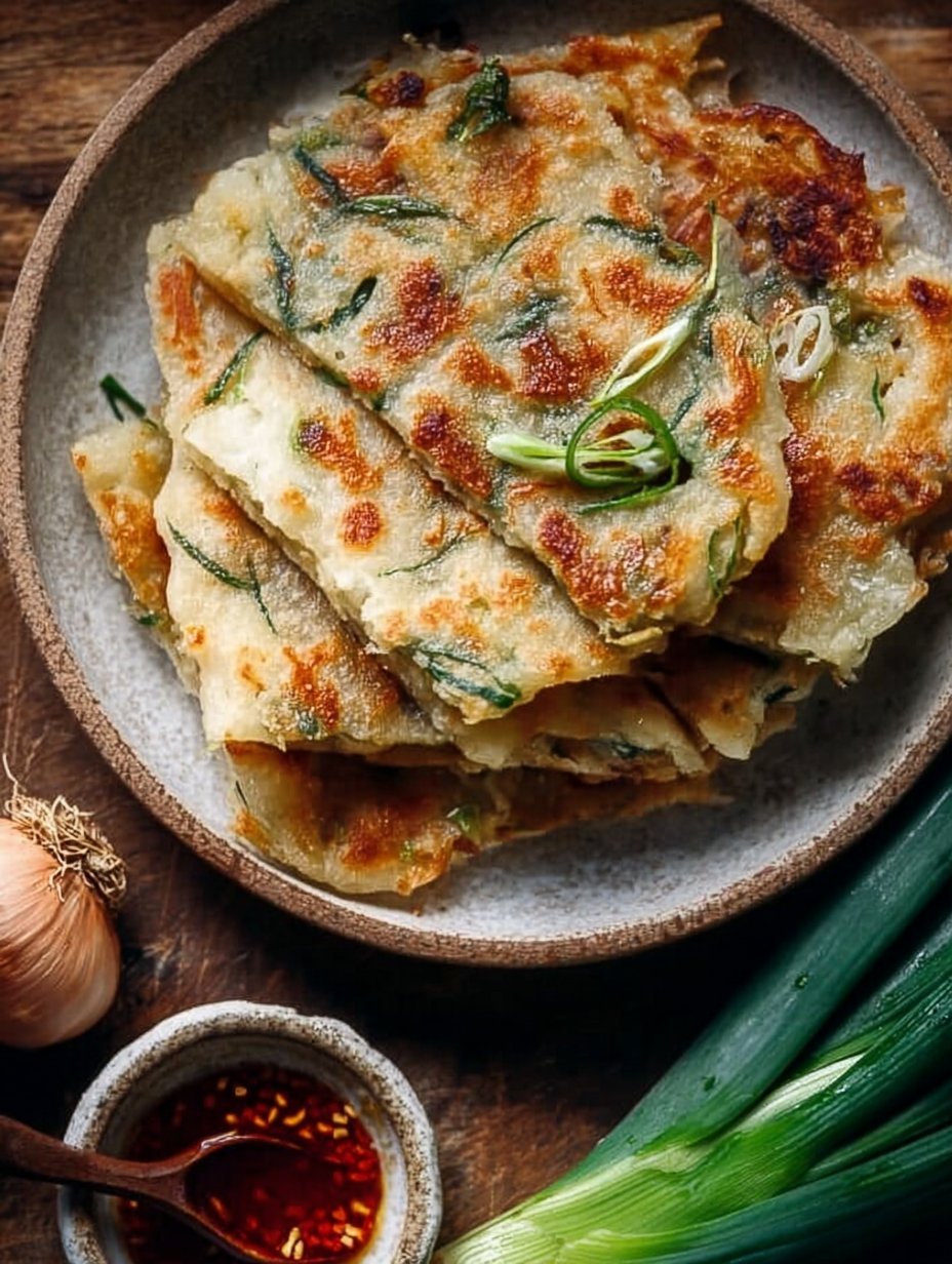 Chinese Spring Onion Pancakes