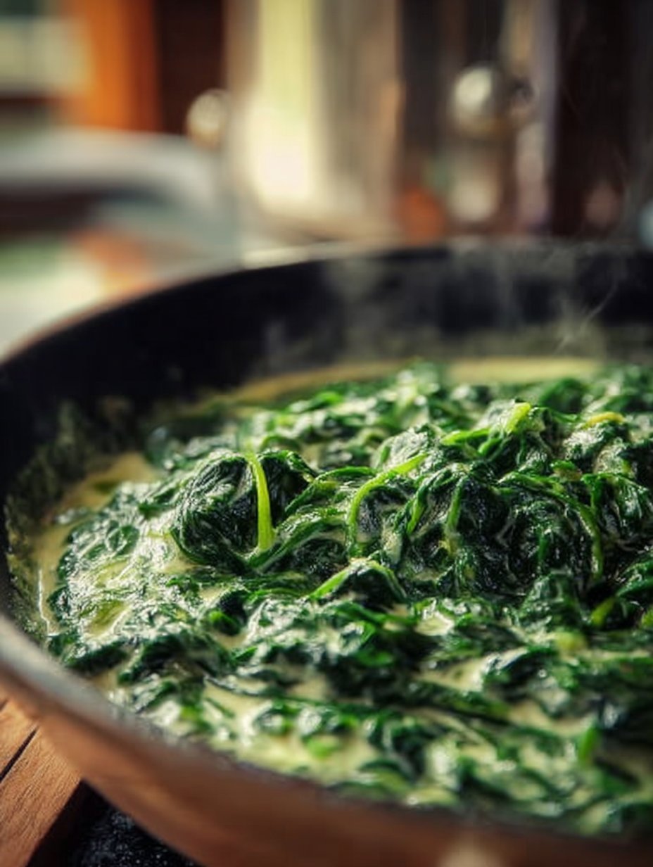 Easy Creamed Spinach