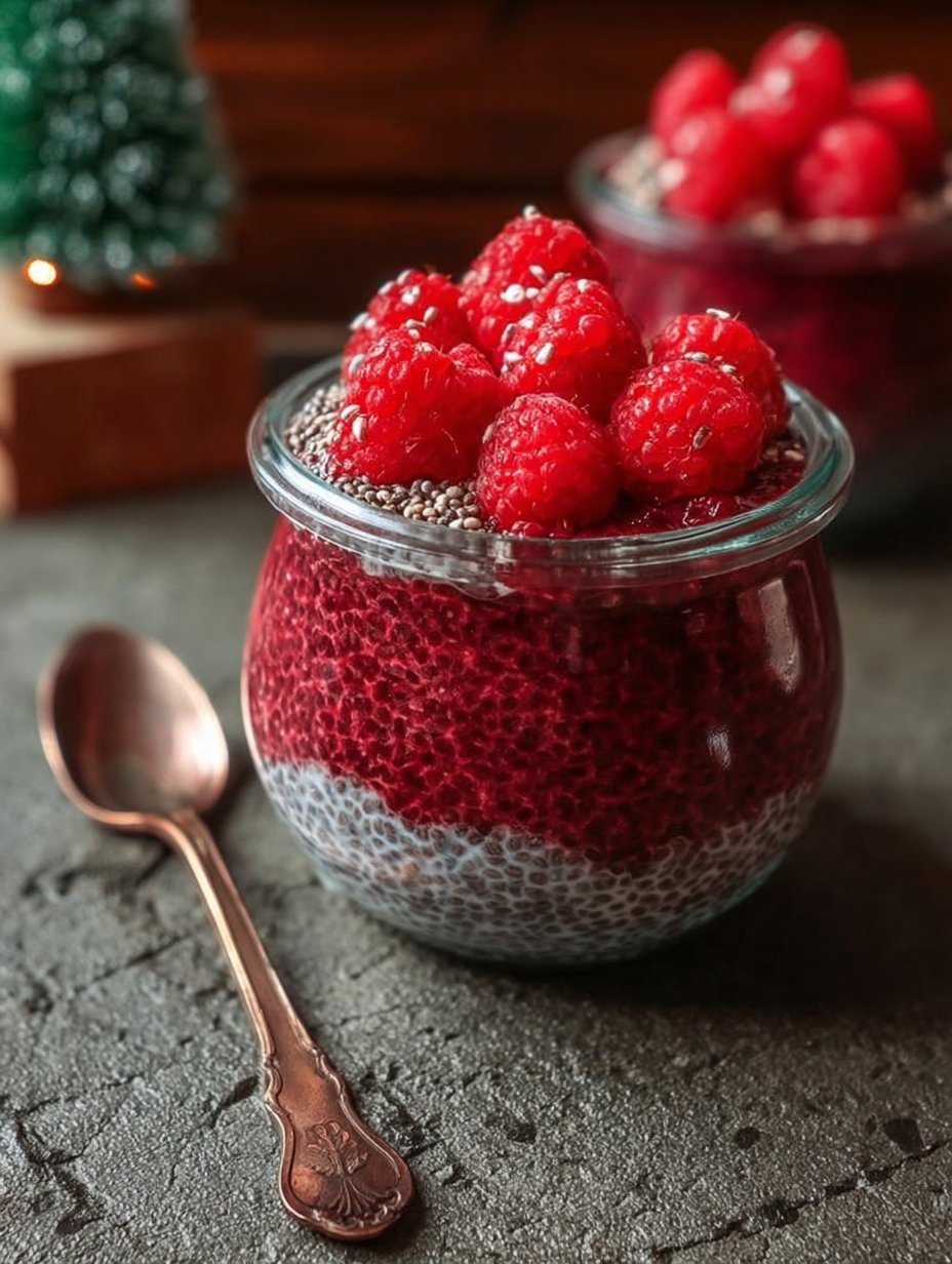 Raspberry Chia Seed Pudding