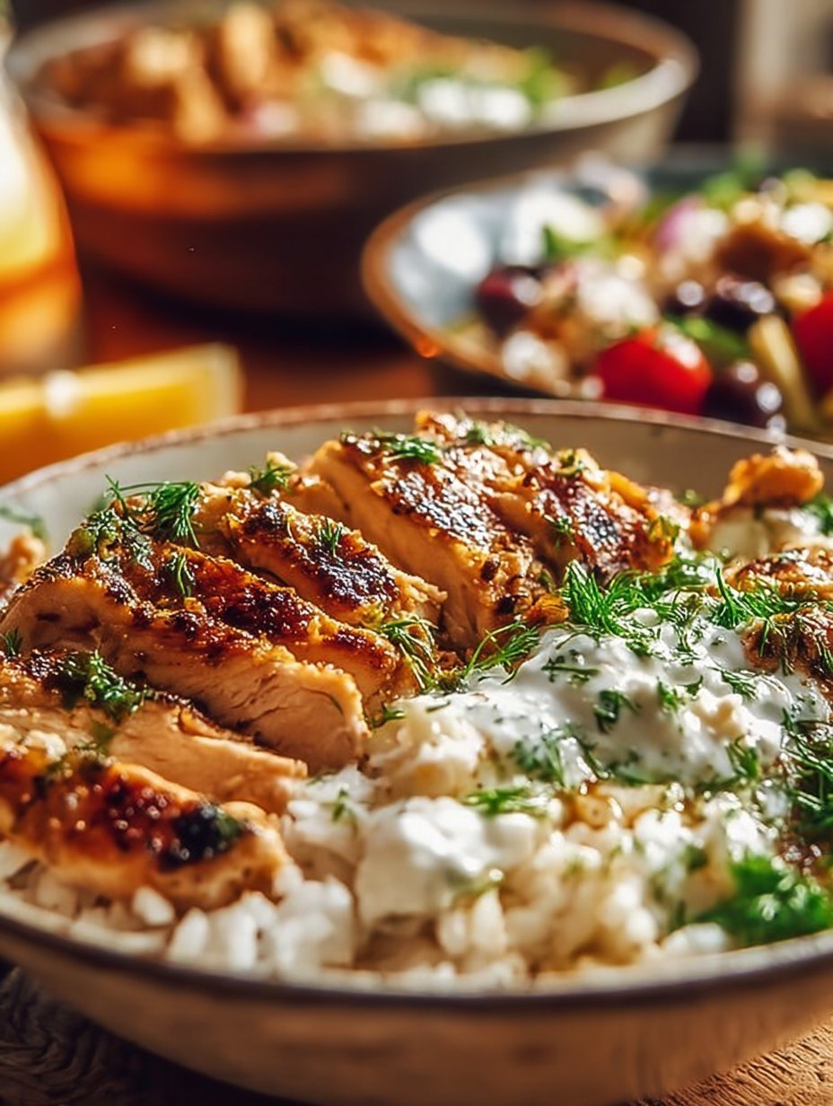 BEST GREEK CHICKEN BOWLS