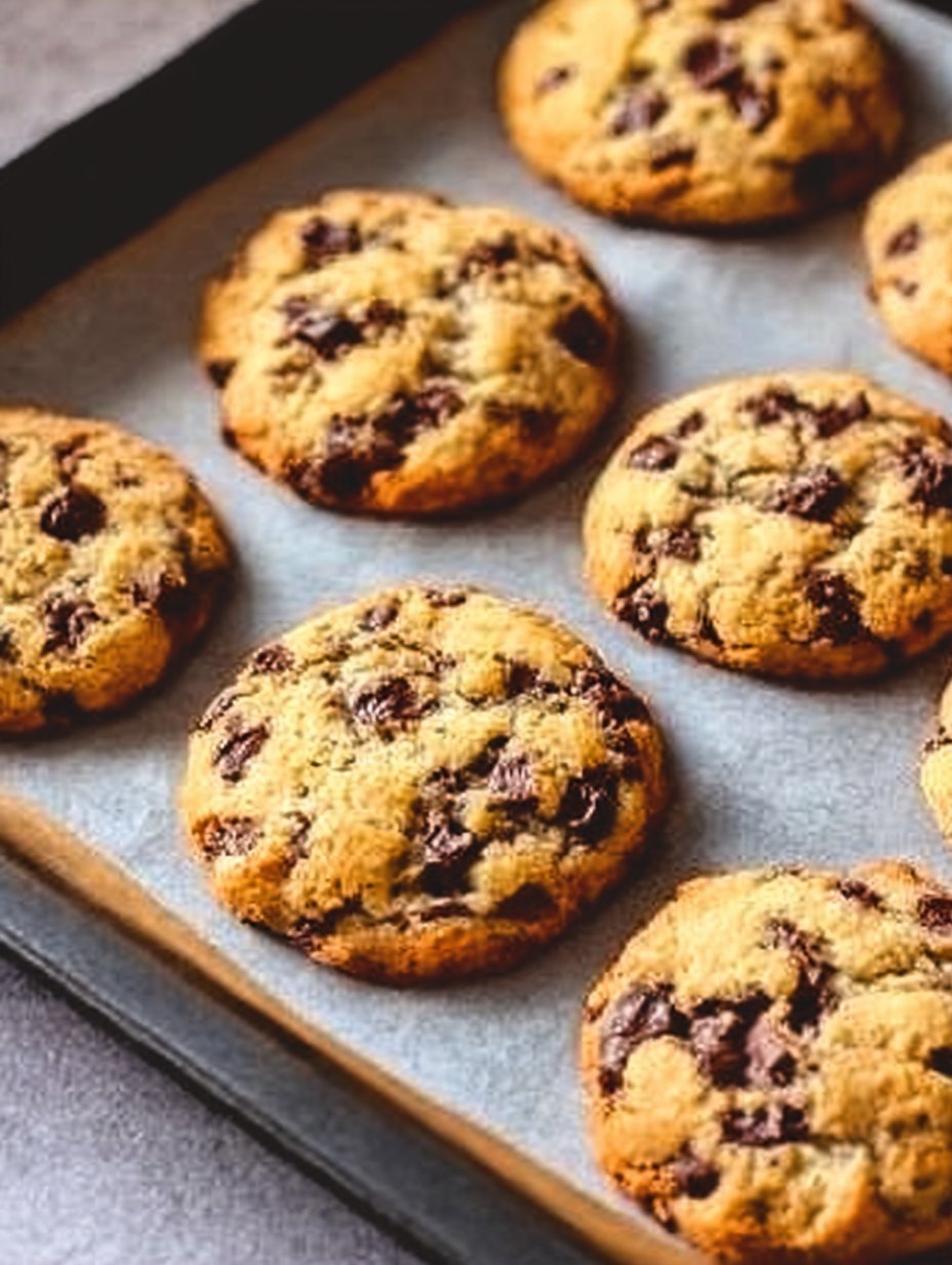 Chocolate Chip and Toffee Shortbread Cookies