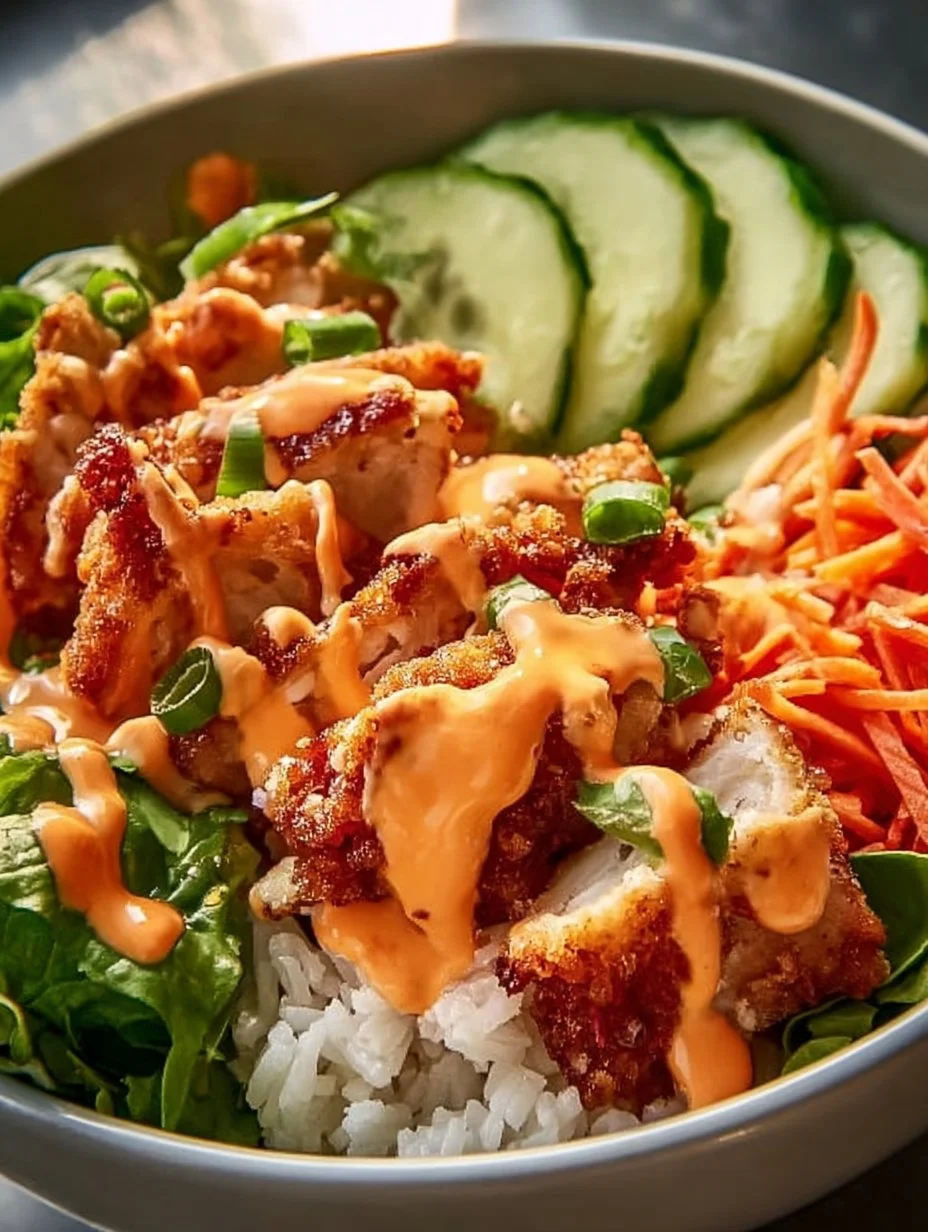 Bang Bang Chicken Rice Bowl
