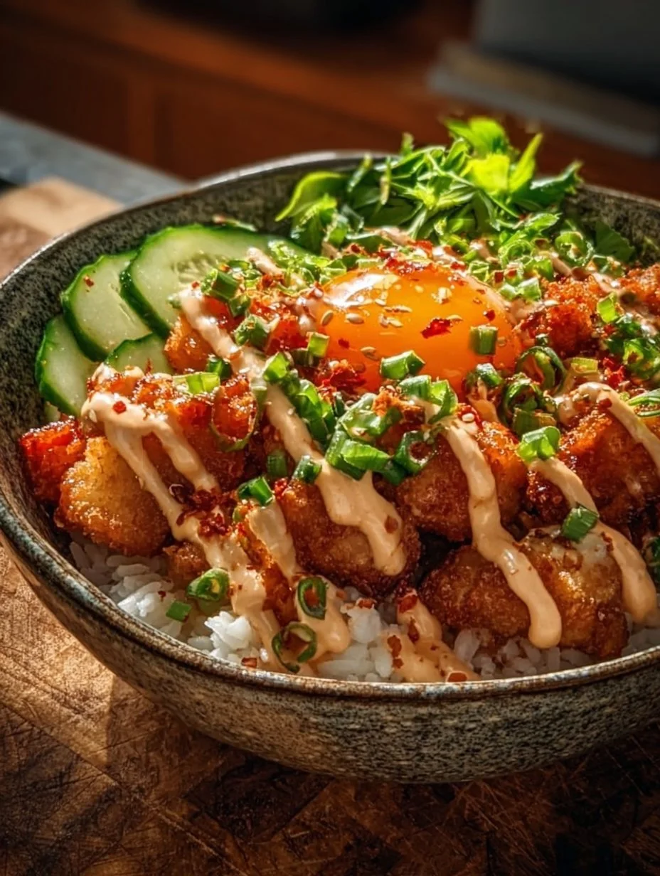 Bang Bang Chicken Rice Bowl