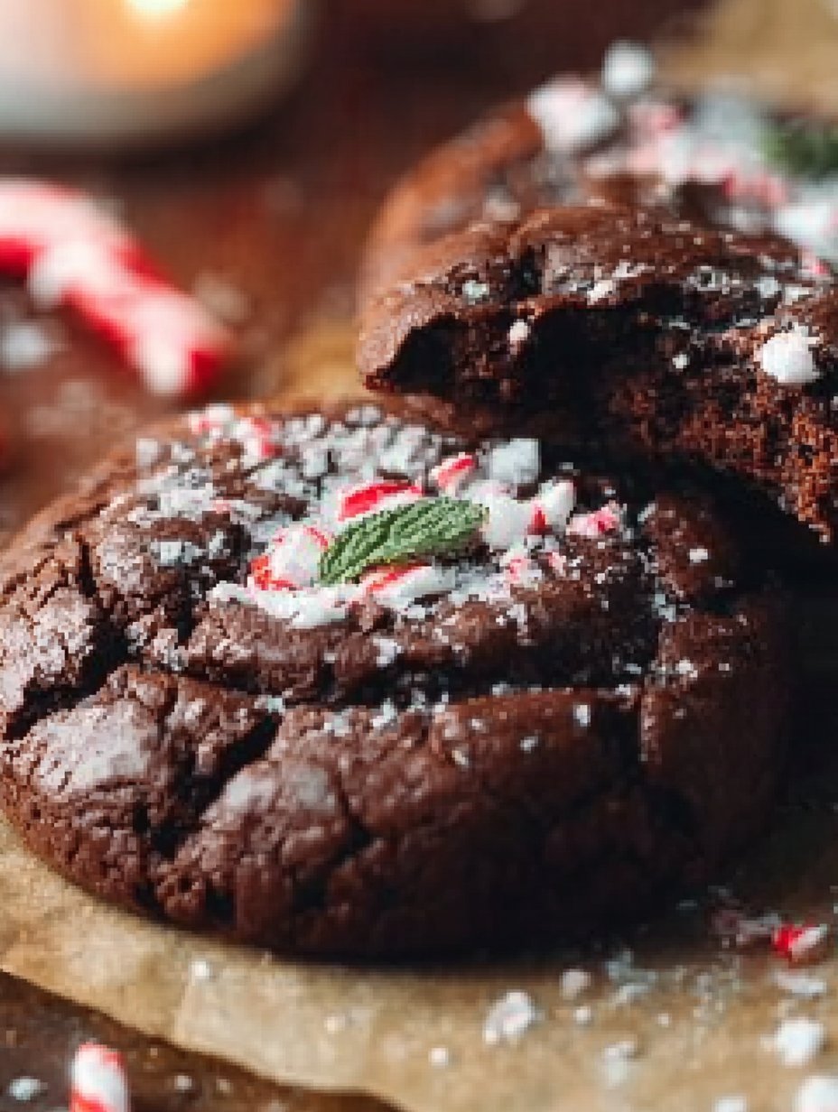 Chocolate Peppermint Cookies