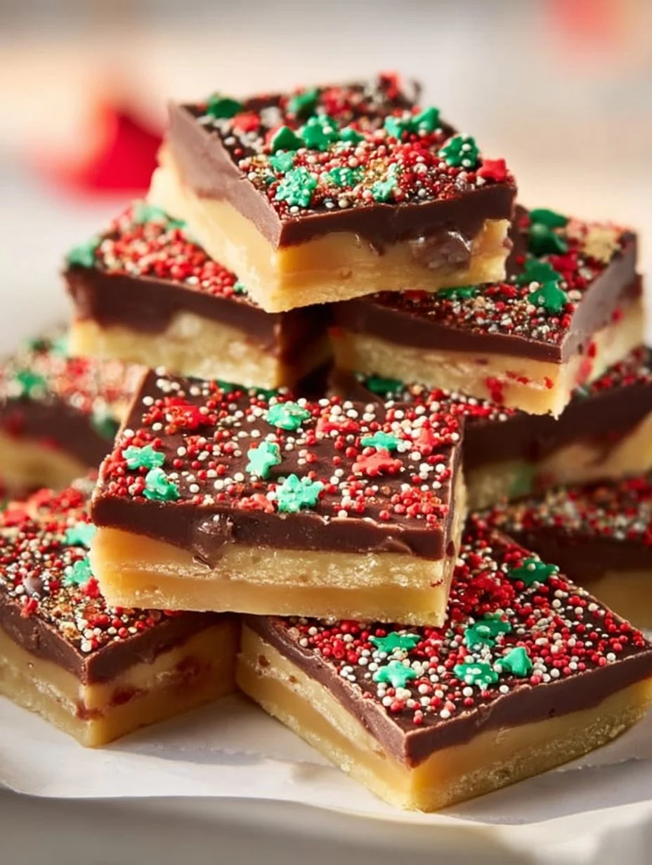 Delicious homemade Christmas Crack with chocolate and crackers.
