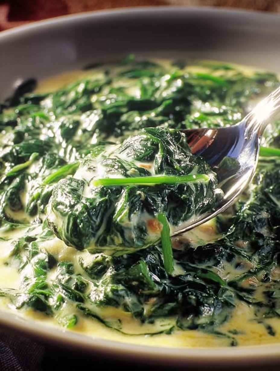 Easy Creamed Spinach