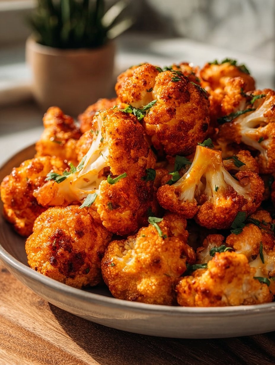 Air Fryer Buffalo Cauliflower Recipe