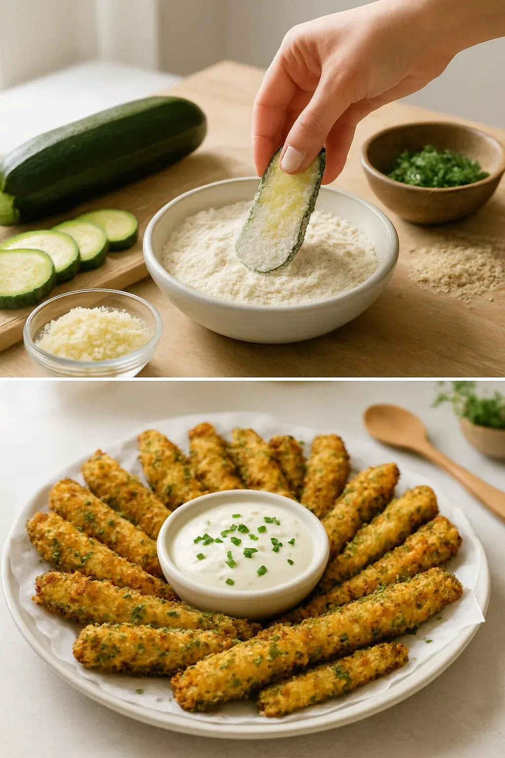 Parmesan Zucchini Fries