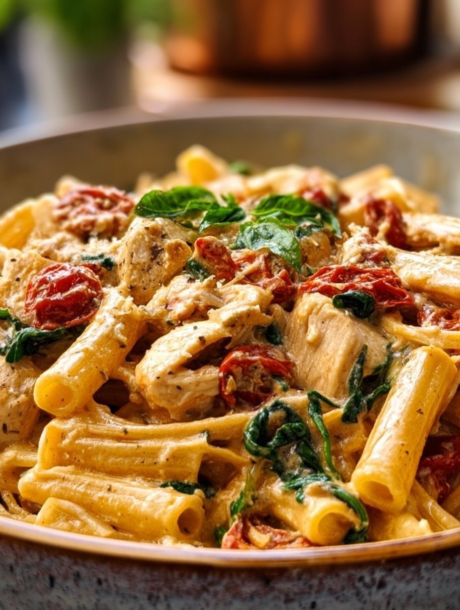 Creamy Tuscan Chicken Pasta Ultimate
