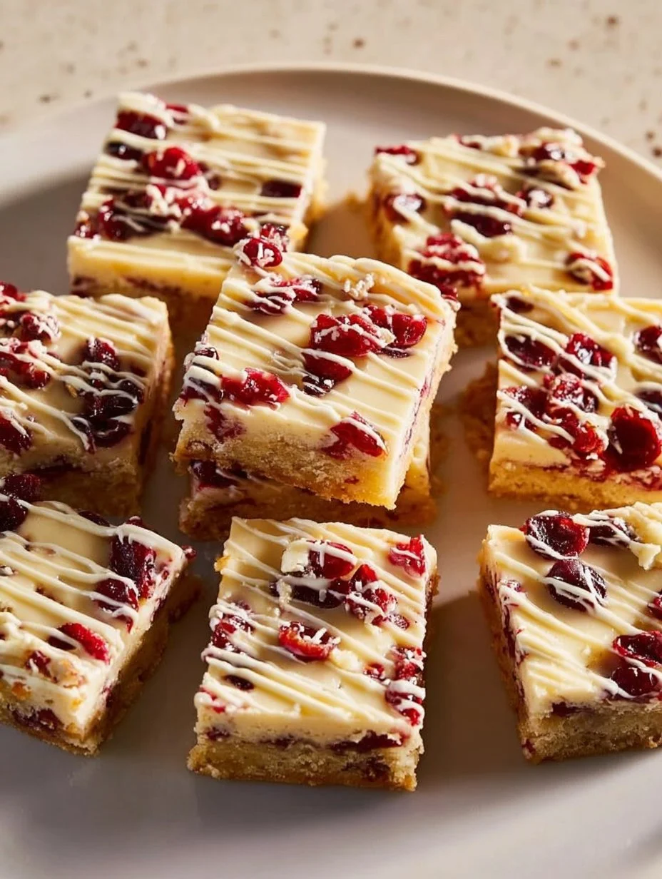 Homemade Starbucks Copycat Cranberry Bliss Bars