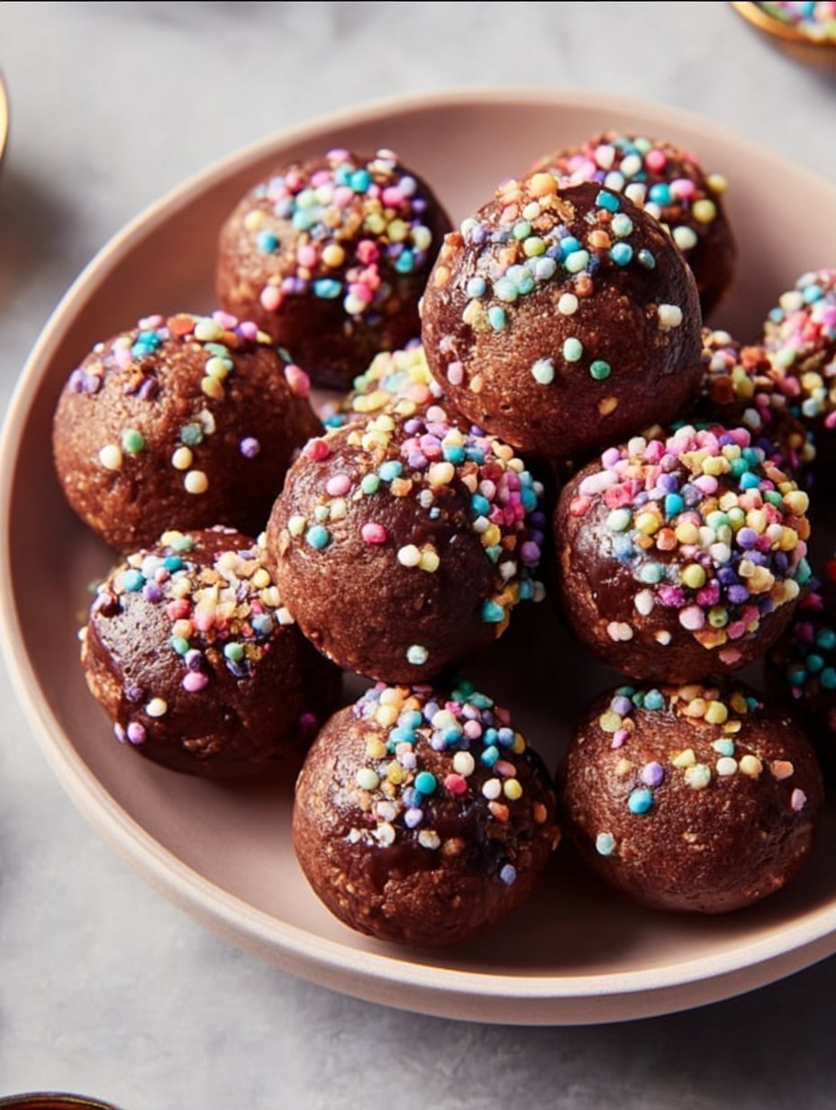 Cosmic Brownie Protein Bites