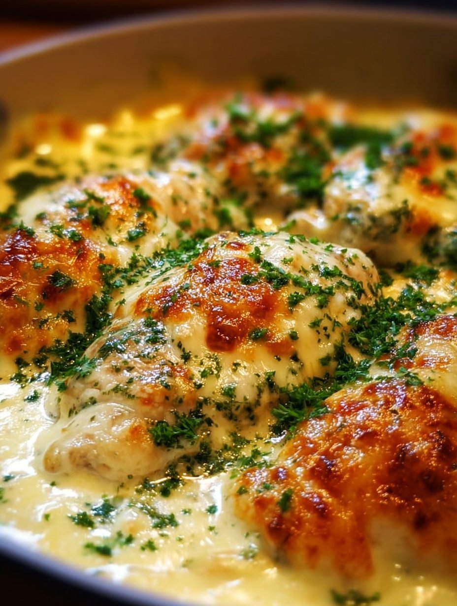 Smothered Cheesy Sour Cream Chicken