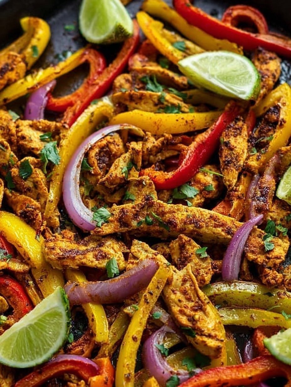 Sheet Pan Chicken Fajitas