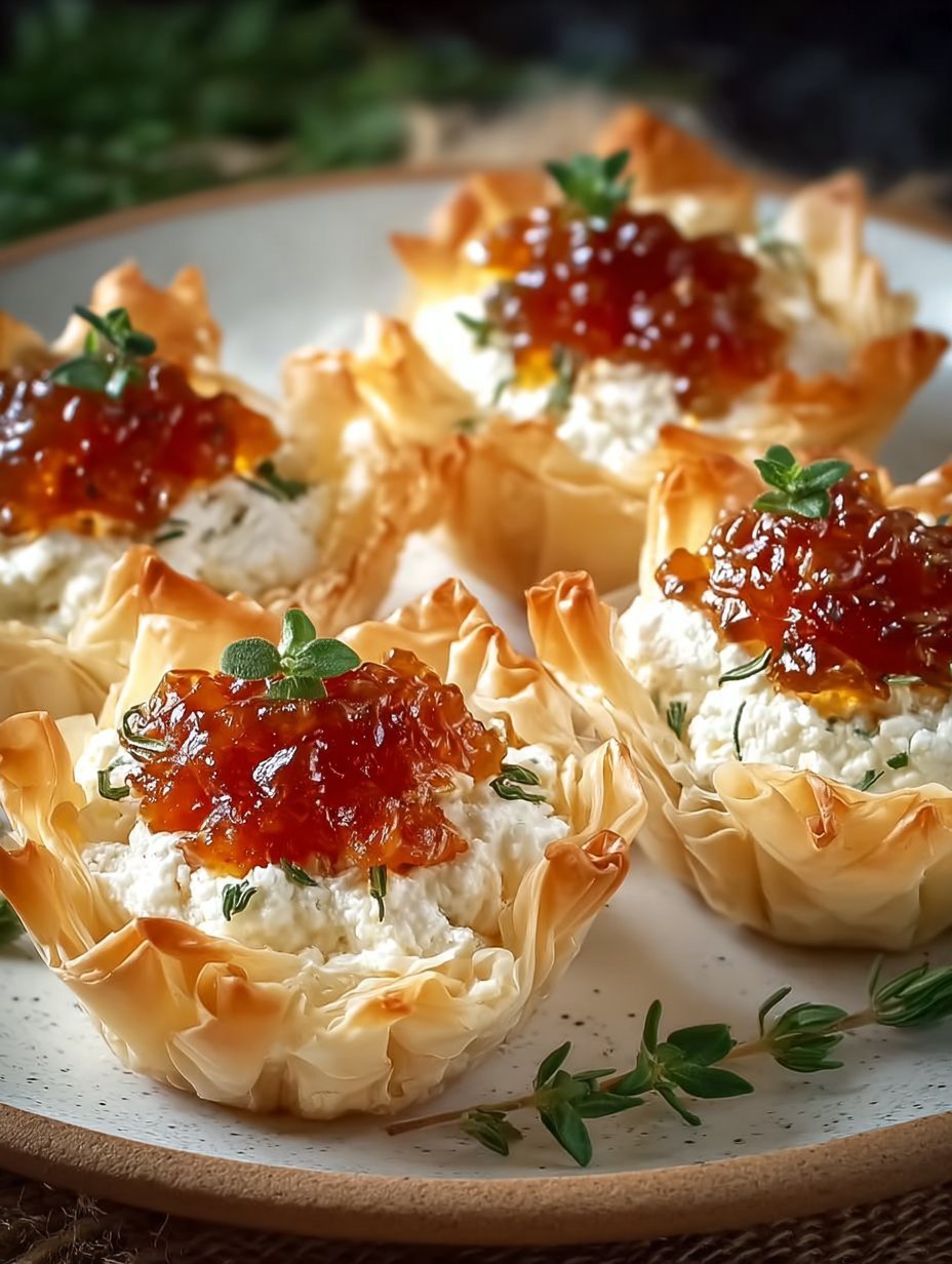 Quick Pepper Jelly Cream Cheese Appetizer Dip and Bites
