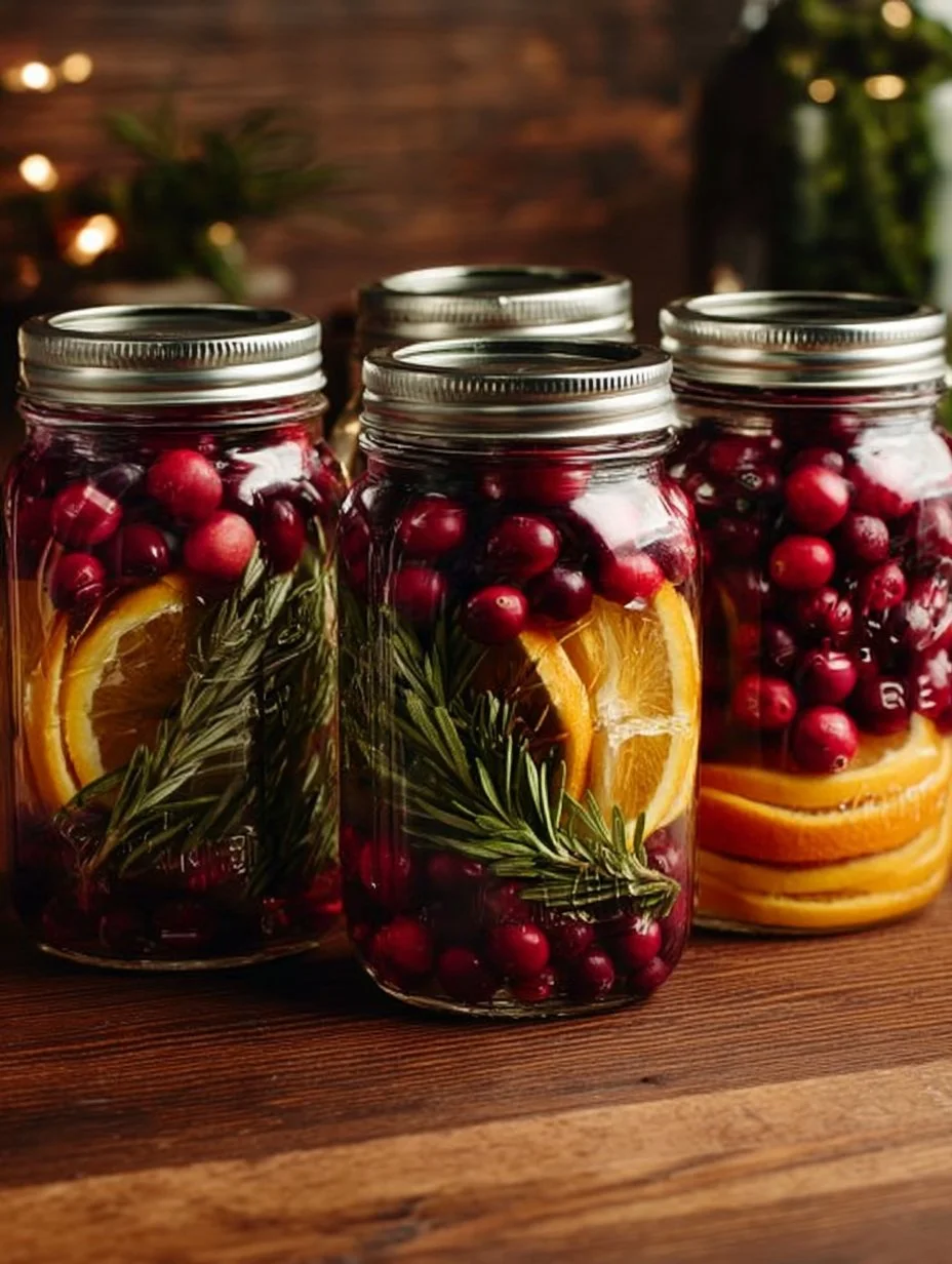 Homemade Christmas potpourri simmering on the stovetop for festive scents